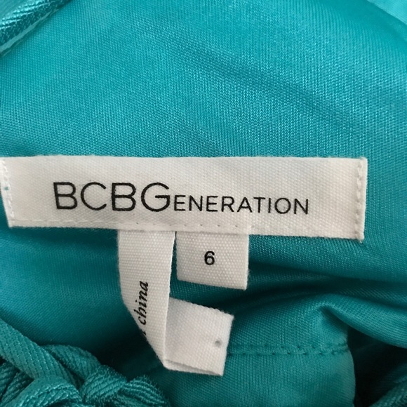 BCBG Generation teal party dress - Picture 4 of 4